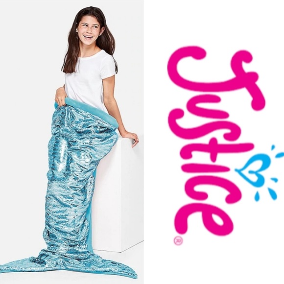 Justice Pajamas Mermaid Tail Sequins Blanket Poshmark
